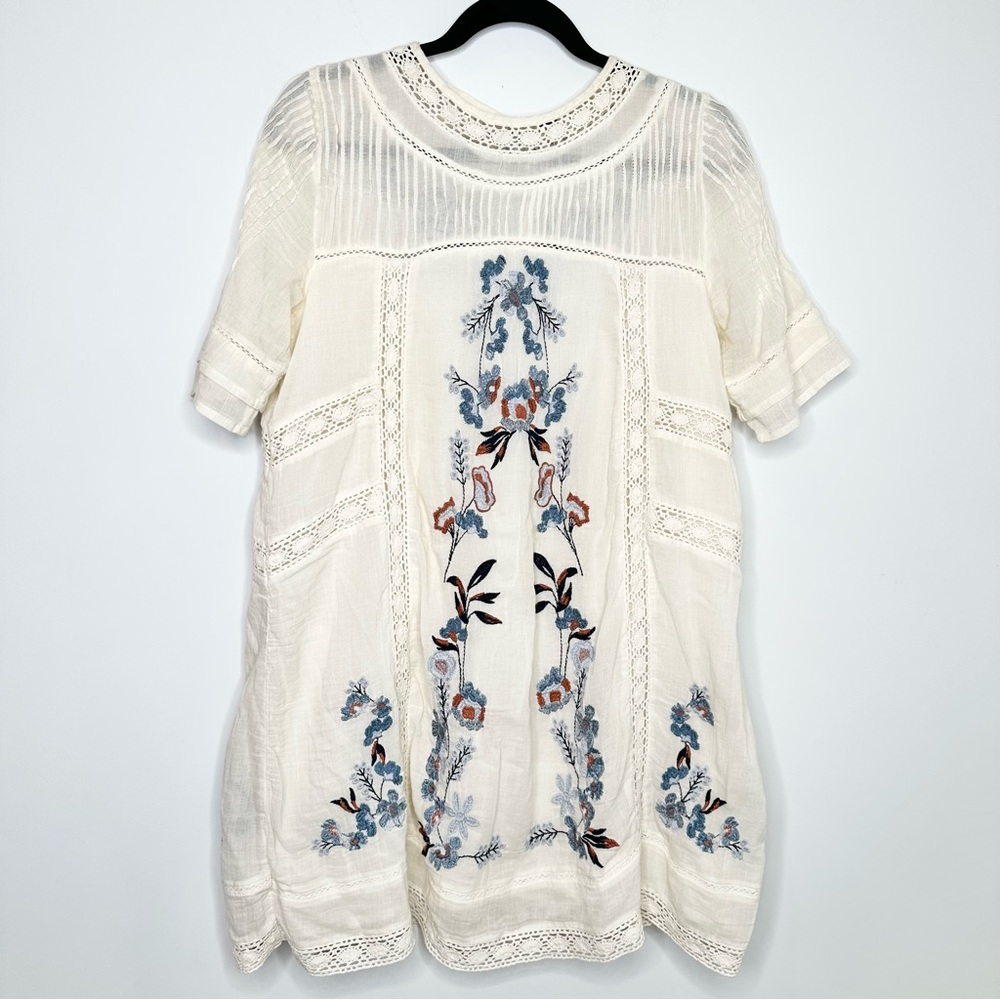 Free People Perfectly Victorian Floral Embroidered Mini Dress - Picture 3 of 11
